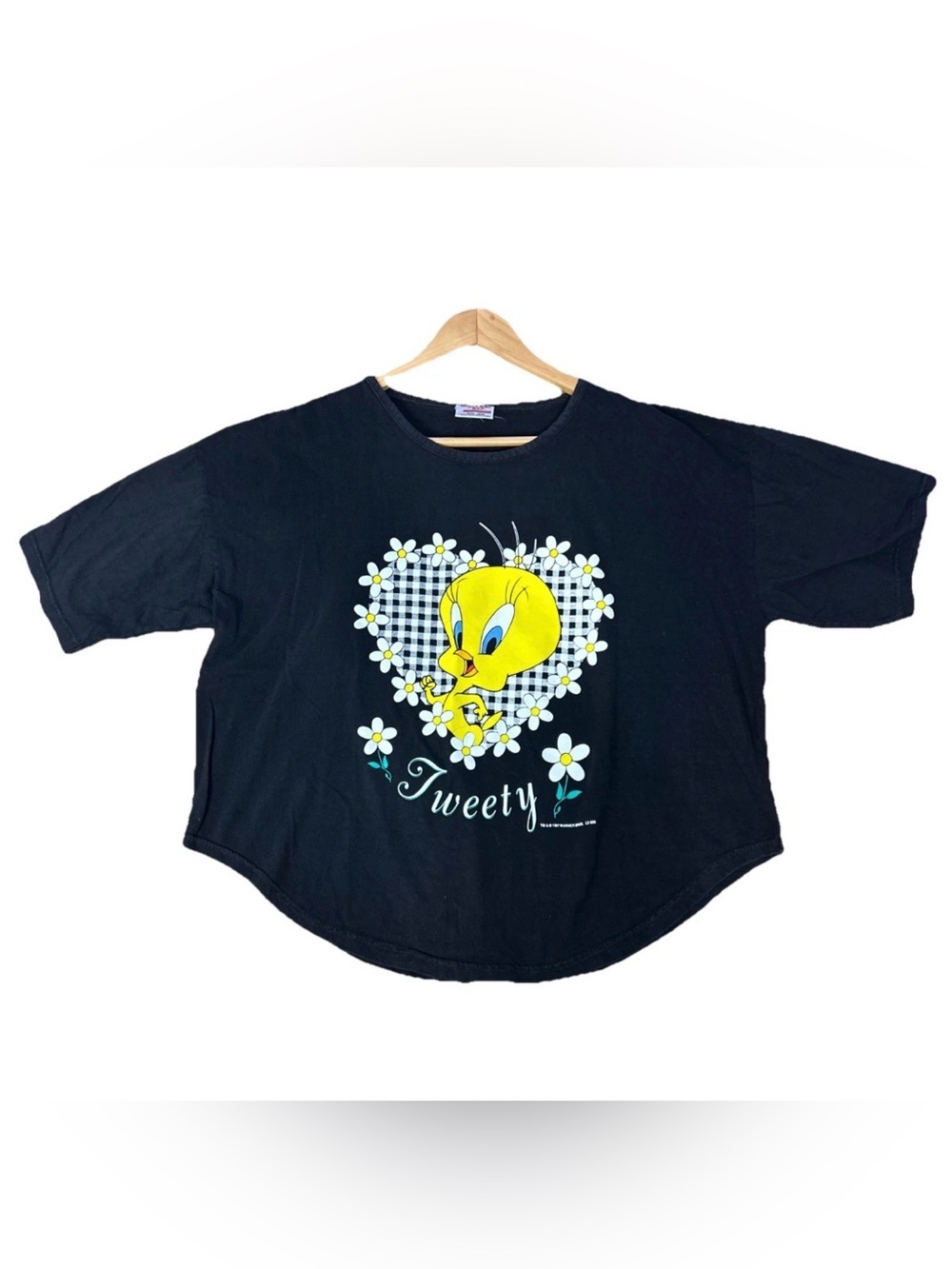 Vintage Warner Bros 1997 Novel Teez Design Tweety Bird T-shirt Women M RARE
